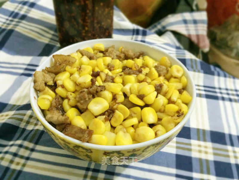 Stir-fried Corn with Minced Meat-a Recipe for Weight Loss recipe