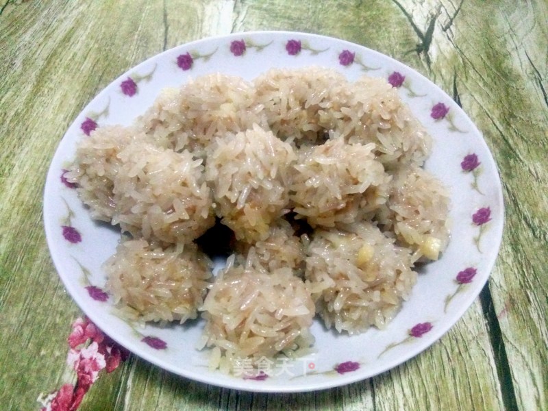 Yam Glutinous Rice Balls recipe