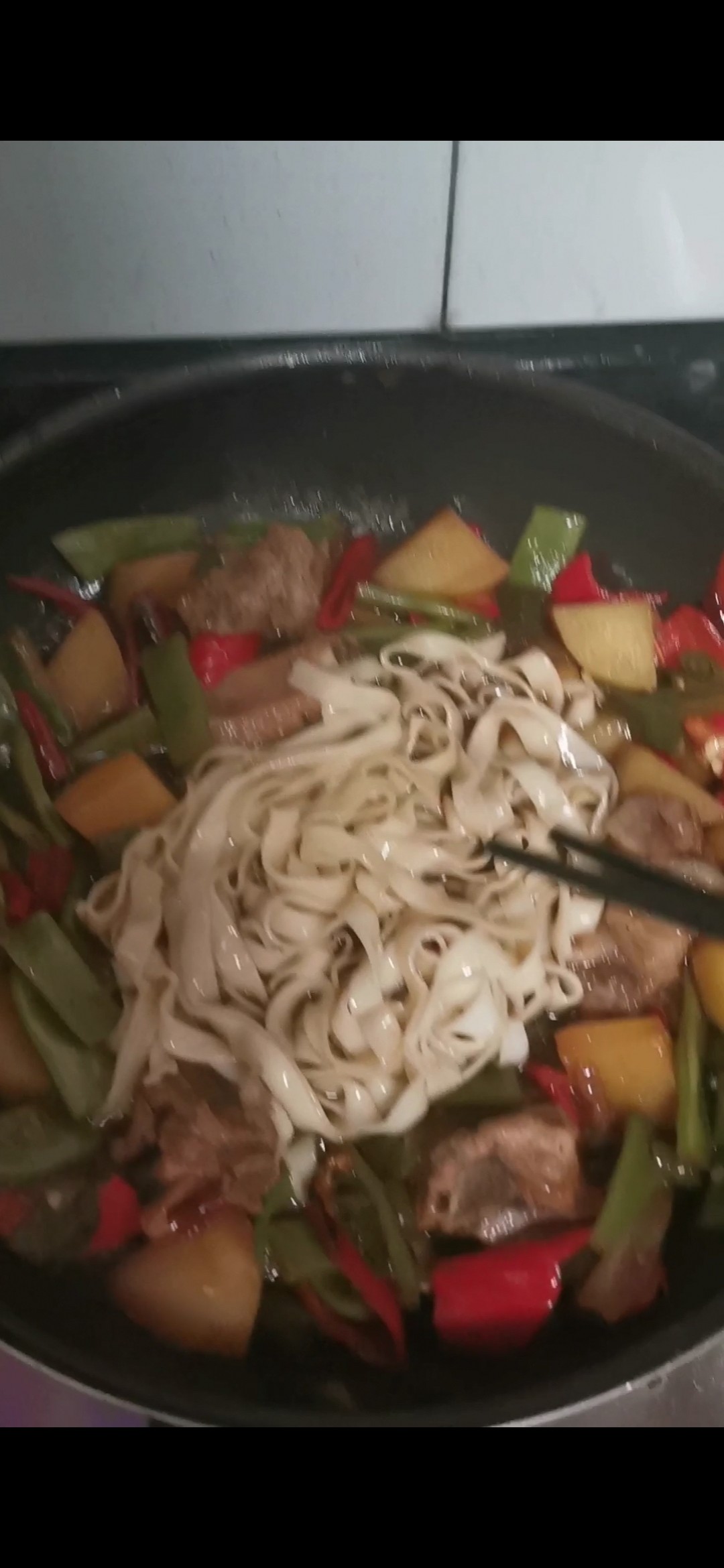 Lazy Version of Braised Pork Ribs Noodles recipe