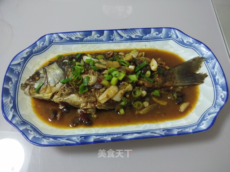 Soy Sauce Fish with Black Bean Sauce recipe