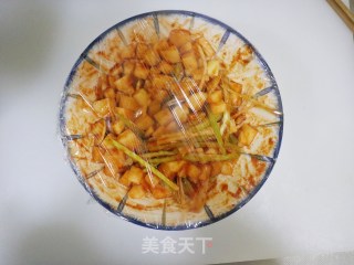 Hot and Sour Diced Radish recipe