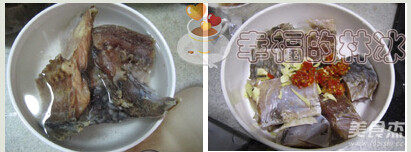 Steamed Preserved Fish with Chopped Pepper recipe