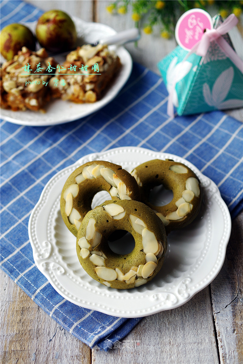 [sichuan] Matcha Almond Donuts recipe