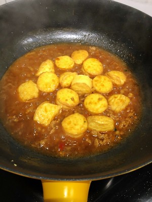 Japanese Tofu with Minced Meat (home Cooking with Rice) recipe