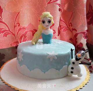 Fondant Cake--frozen recipe