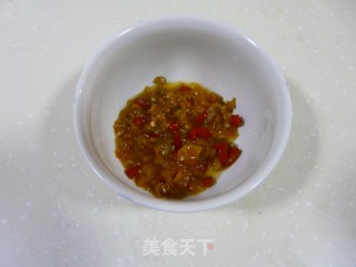 Chopped Pepper and Red Oil Enoki Mushroom recipe