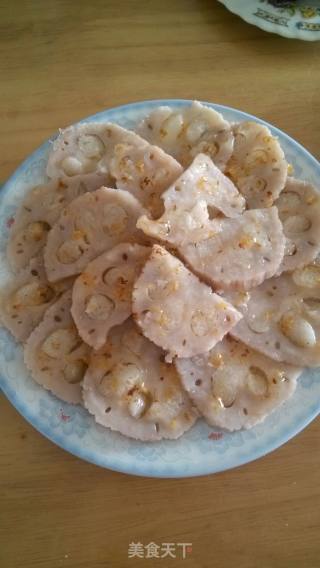 #妈妈的味# Osmanthus Glutinous Rice Lotus Root recipe