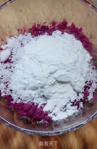 Crystal Purple Sweet Potato Ball recipe