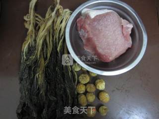 Cabbage Dried Fig Meat Soup recipe