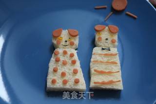 Cute Dog Toast recipe