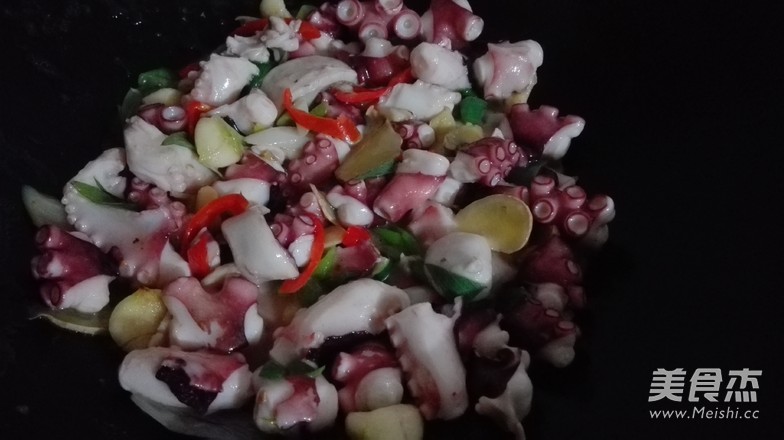 Stir Fried Octopus recipe