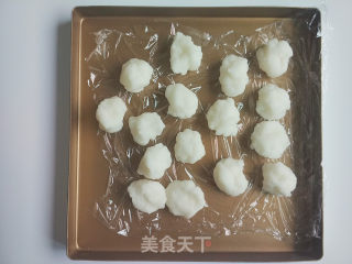 Cocoa Two-color Snowy Mooncakes recipe