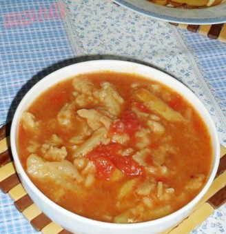 Pan-fried Potato Soup recipe