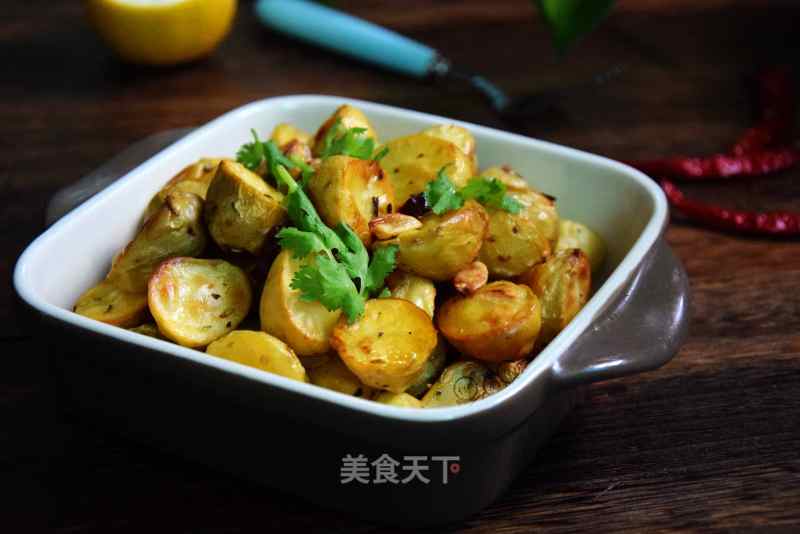 Spicy Roasted Baby Potatoes recipe