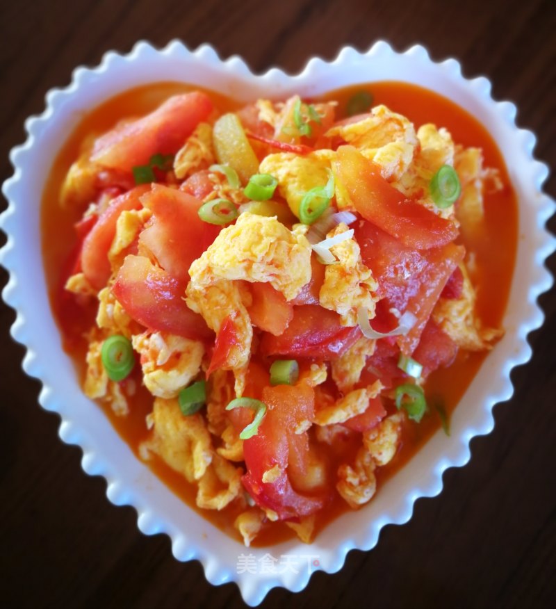 <quick and Easy to Cook Vegetarian Dishes> ~ Tomato Scrambled Eggs recipe