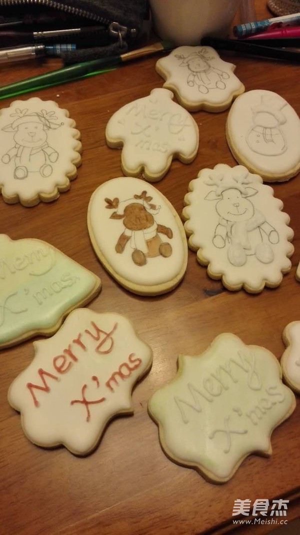 Painted Cookies with Frosting recipe