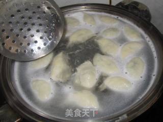 Sea Intestine, Leek and Pork Dumplings recipe