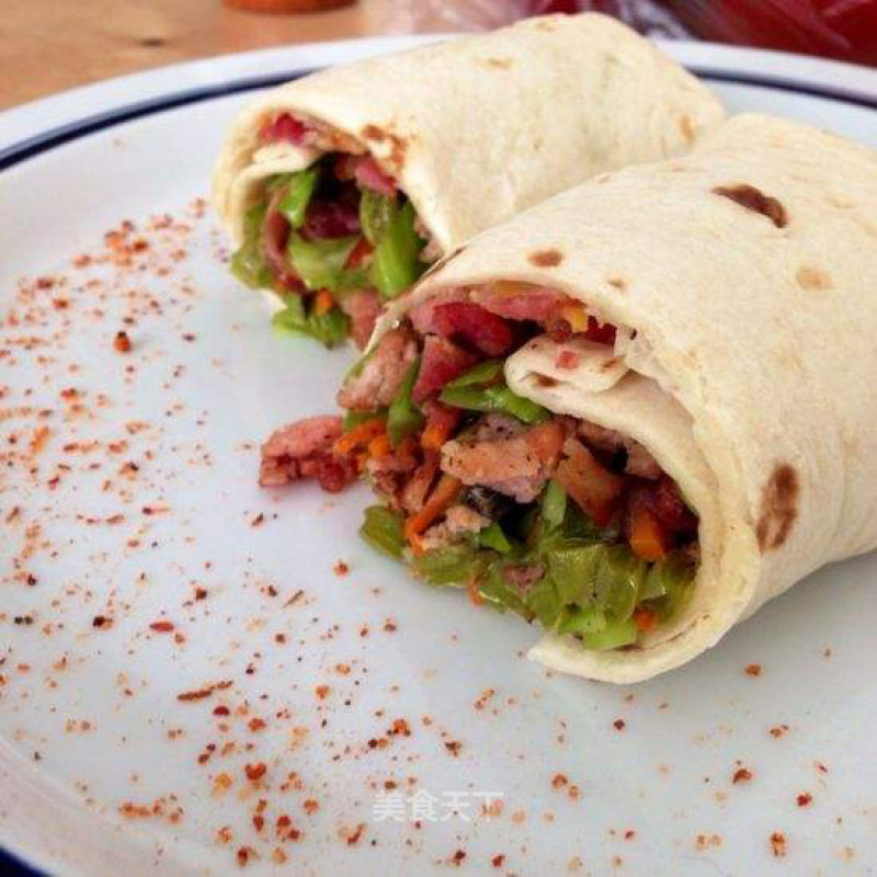 Chicken Rice Burrito recipe