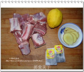Lime Tea Flavored Pork Ribs recipe