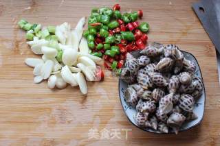 Spicy Fried Flower Conch recipe