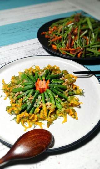 Stir-fried Milk Melon with Garlic recipe