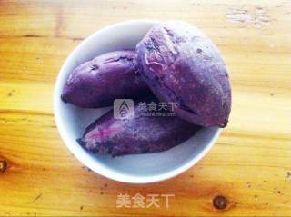 Purple Sweet Potato Snowy Mooncake recipe