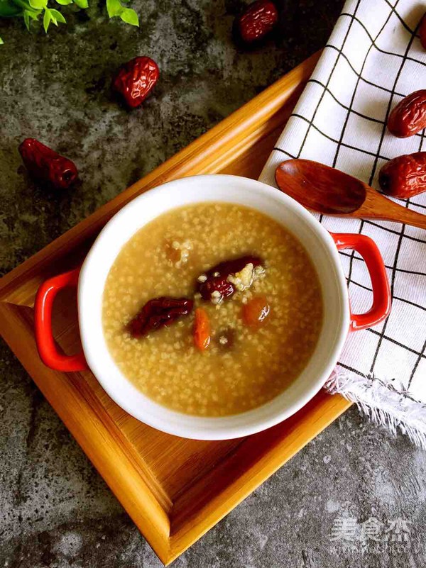 Red Dates and Longan Millet Congee recipe