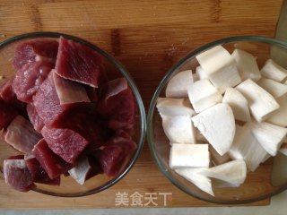 【pleurotus Eryngii Garlic Veal】 recipe