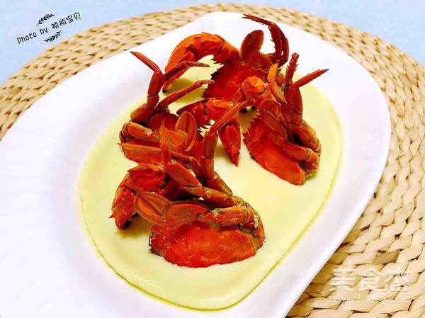 Crab Steamed Custard recipe