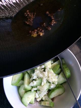 Cucumber Mixed with Dried Bean Curd recipe