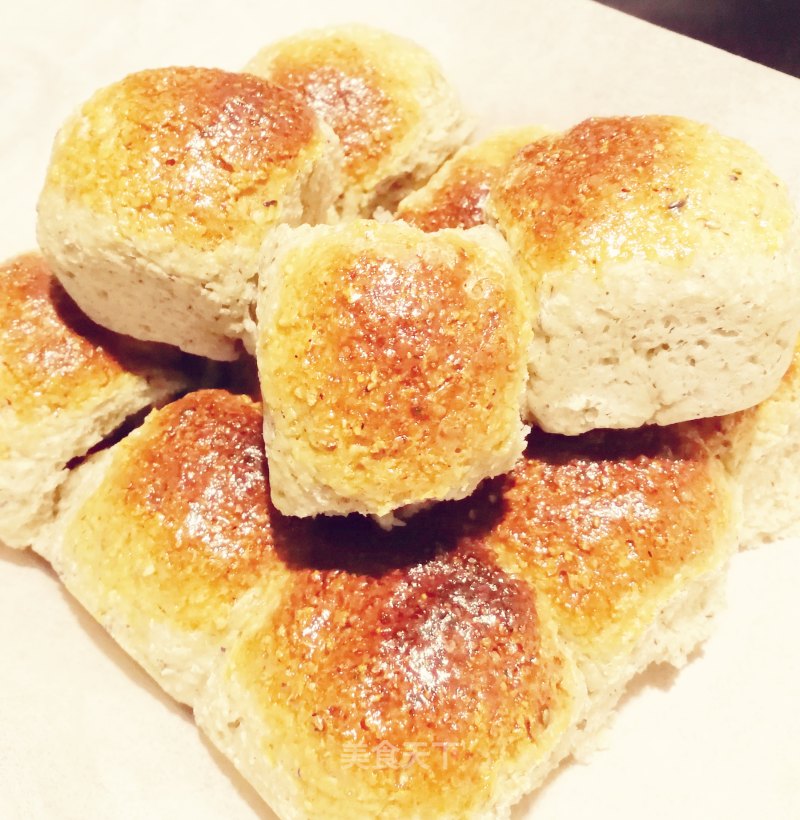 Peanut Butter Heart Coconut Bun recipe