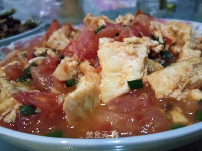 Scrambled Eggs with Tomatoes recipe