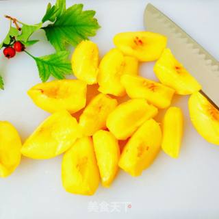 Canned Yellow Peach with Rock Sugar recipe