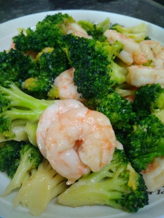 Stir-fried Shrimp with Broccoli recipe