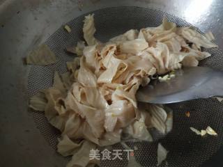 Fried Celery with Bean Curd recipe
