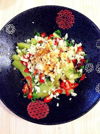 Red Pepper and Eggplant Mixed with Preserved Eggs recipe