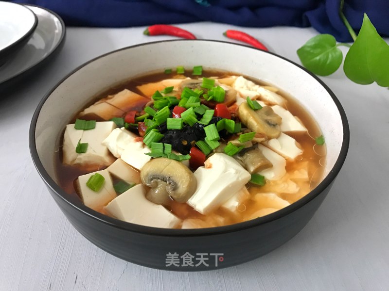 Mushroom Stewed Tofu recipe