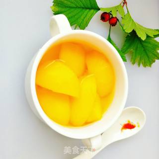 Canned Yellow Peach with Rock Sugar recipe