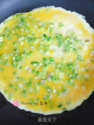 Thick Egg Roast with Garlic Moss recipe