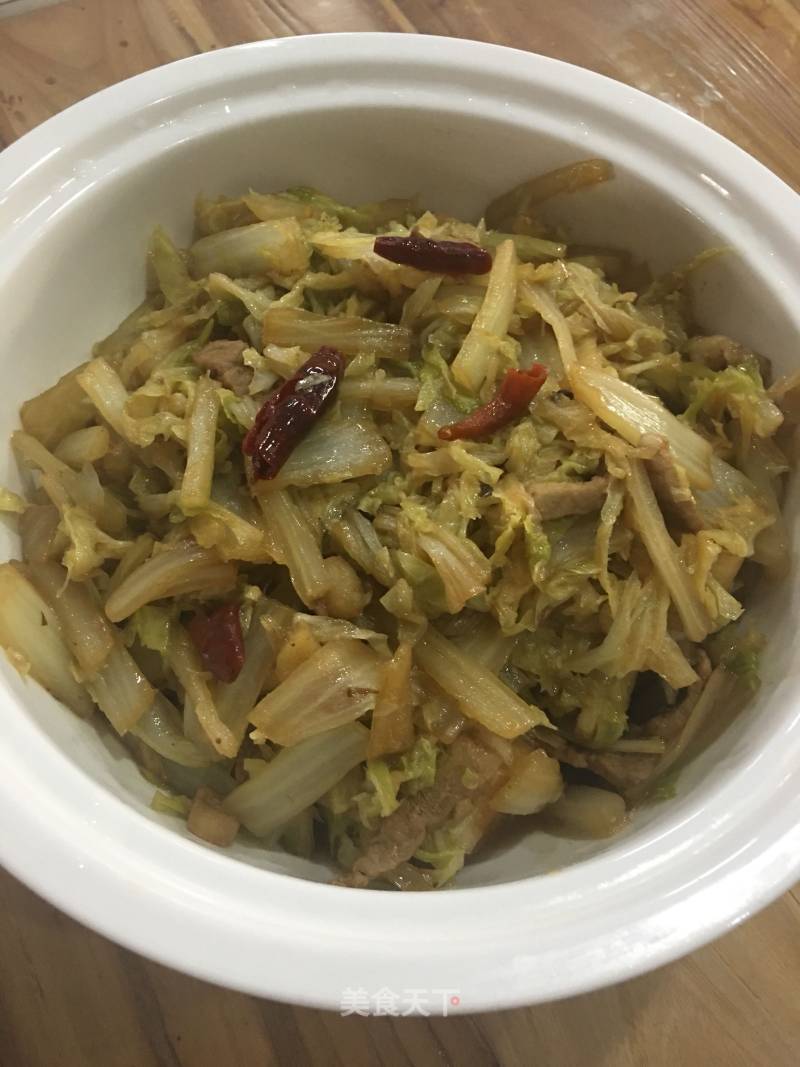 Spicy Stir-fried Cabbage recipe