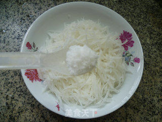 Shredded Radish recipe