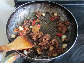 Sliced Pork Beans in Tempeh Sauce recipe