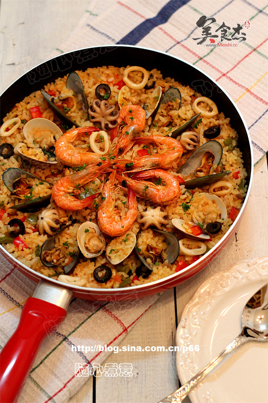Spanish Seafood Risotto recipe