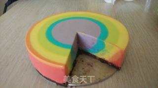 Rainbow Frozen Cheesecake recipe