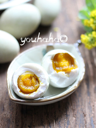 Homemade Salted Duck Eggs recipe