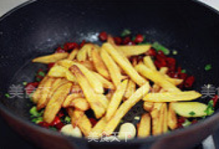 Stir-fried Potato Chips recipe