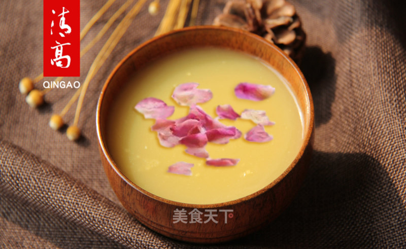 I Would Like to Drink Yellow Rice Porridge with Rose Rock Sugar, Which is More Beautiful and Nourishing Than Flower Viewing. recipe