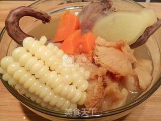 Hericium and Pigeon Corn Soup recipe