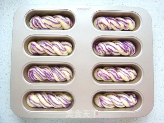 #trust之美#purple Sweet Potato Twisted Bread recipe