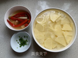 Sour Water Potato Chips recipe